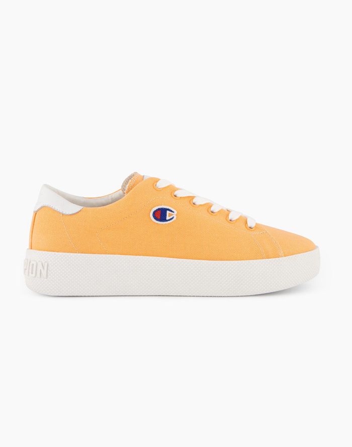 Champion Dame Sneakers Gul - ERA Canvas - Danmark RME-938651